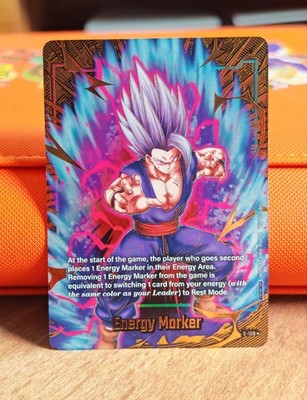 DBS Fusion World 2nd Anniversary GOLD Energy Marker Beast Gohan E-128 