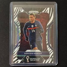 🔌IU 2022 PANINI PRIZM FIFA WORLD CUP QATAR Zebra CHOICE ADRIEN RABIOT SP