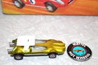 Vintage Hot Wheels Redline 1969 SWINGIN WING Yellow Color White Interior-NICE