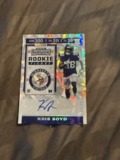 Kris Boyd 2019 Contenders  Cracked Ice Auto Autograph #211 8/23