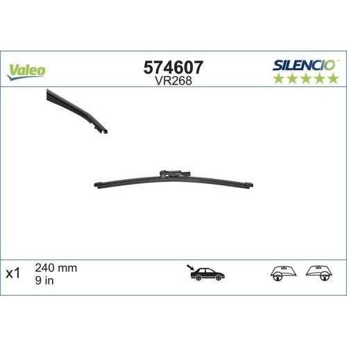 Wischblatt Valeo 574607 Silencio Rear FüR CitroëN Mercedes Benz Mercedes Benz-image
