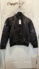 Men s Jacket Leather Pelle Pelle Size L Origi...