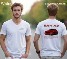 Image of Trending Premium Men’s BMW M3 Fan Shirt - BMW M3 F80 Graphic Tee - Men's V-Neck