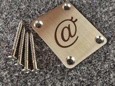 at_tuning Edelstahl ST Gitarre Allzweck Halsplatte / 4 Schrauben