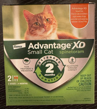 Advantage XD Small Cat Flea Prevention Treatment 2 Doses 4 Months Protection