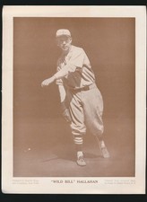 1920-1930's M114 Baseball Magazine Posters -BILL HALLAHAN (Cardinals) *trimmed*