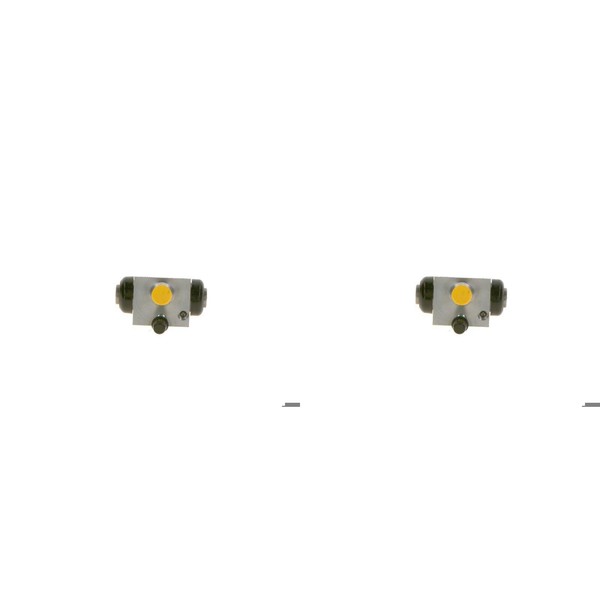 2X Bosch Radbremszylinder Hinten Passend FüR CitroËN C1 Peugeot 107 Toyota Aygo-image
