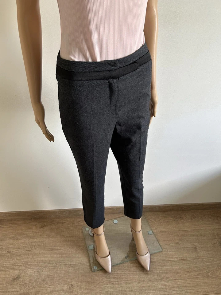 Pantalon gris foncé et noir Kookai taille 38 bon état - Photo 2/4