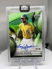 2025 Topps Chrome Black - Auto on card - Reggie Jackson # 07/99