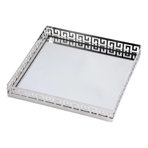 Butler Specialty Company Cleo Square Serving Tray - Polished Silver - Picture 1 of 4