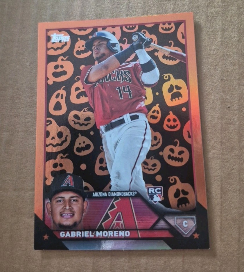 2023 Topps Update Series - Gabriel Moreno #US161 Jack-O'-Lantern Foil (RC)