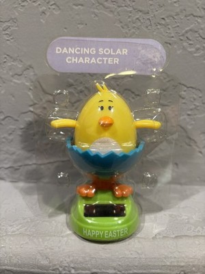 NEW Easter Solar Dancer: Hatching Chick. It reads: Happy Easter!!!!