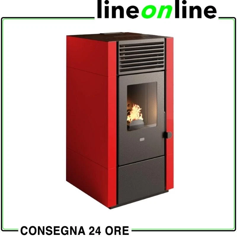 Stufa a pellet Eva Calor Poly 9,5 kW - Immagine 2 di 4