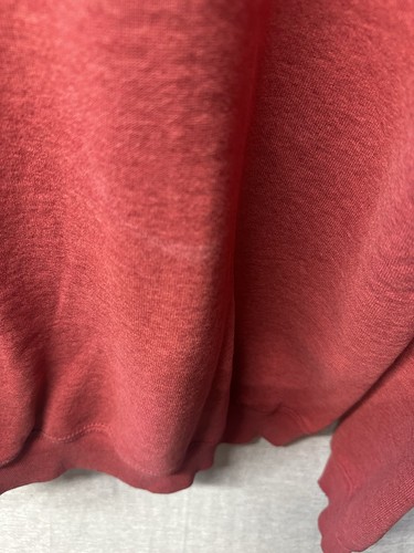 VTG 90s Wilson Athletics Red Crewneck Sweatshirt XL USA Logo A Graphics Distress - Picture 9 of 10