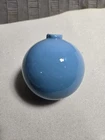 Antique Lightning Rod 4” Round Light Blue  Milk Glass Ball Barn Roof Estate