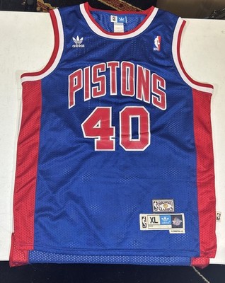 Bill Laimbeer Vintage Hardwood Classics Detroit Pistons Jersey Size XL +2 Length