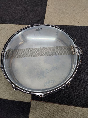 Pearl Steel Snare Drum 14x3.5 Piccolo with Case - Picture 7 of 9