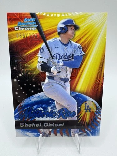 2025 Bowman Chrome - Meteoric Rise Shohei Ohtani #MR-12 Blue Mojo Refractor /150