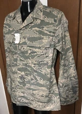 NWT new Propper USAF Air Force Tiger Stripe ABU Combat Jacket Men 42L Large Tall