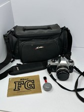 Nikon FG 35mm SLR w/Nikon Series E 50mm Lens, Case and Manual W3