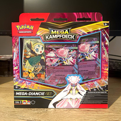 Pokémon Sammelkartenspiel Mega Kampfdeck Mega-Diancie-EX 60 Karten Deutsch Holo