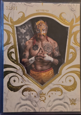 2025 Topps WWE Royalty Rey Fenix True Gold Foil 31/99 Premium Product