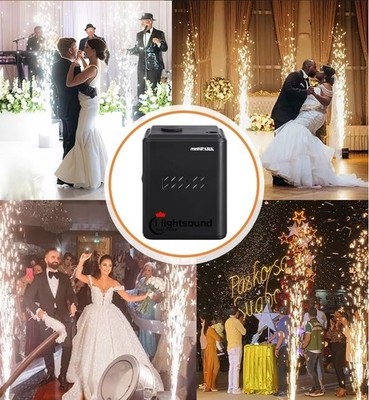 DJ Wedding Mini 350W Cold Spark Fireworks Machine IR spark Spray Machine 2-3m