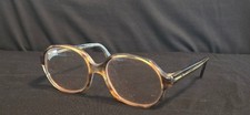 VTG HUDSON Frames made in France prescription eyeglasses round tortoise brown