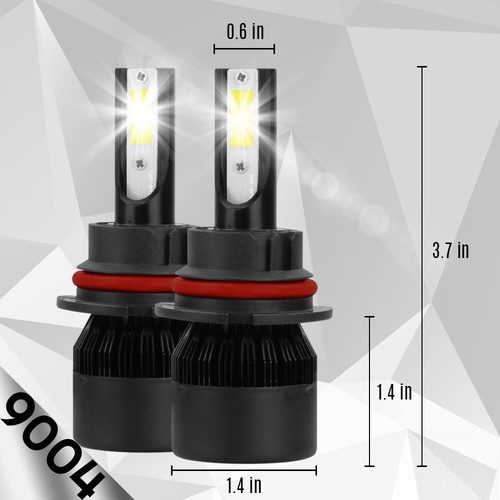 XENTEC LED HID Headlight Conversion kit 9004 HB1 6000K 1999-2001 Dodge Ram 2500 - Picture 7 of 12