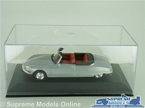 CITROEN DS 21 MODEL CAR CABRIOLET CONVERTIBLE 1970 GREY 1:43 NOREV + CASE DS21 K - Picture 5 of 5