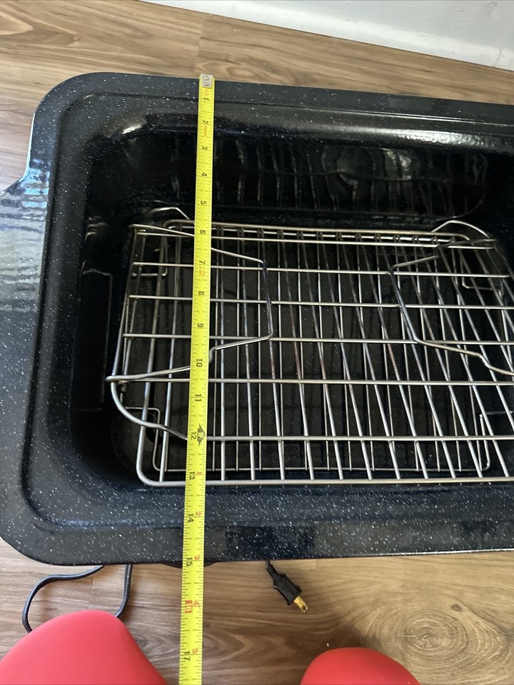 NESCO 18 Quart Roaster Oven White Model 495810 with Rack, Lid, Manual eBay