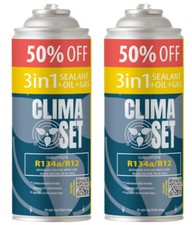 Clima 3in1 Set Dichtmittel Öl Kältemittel AC Ersatzgas R134A Doctor FIX Klima