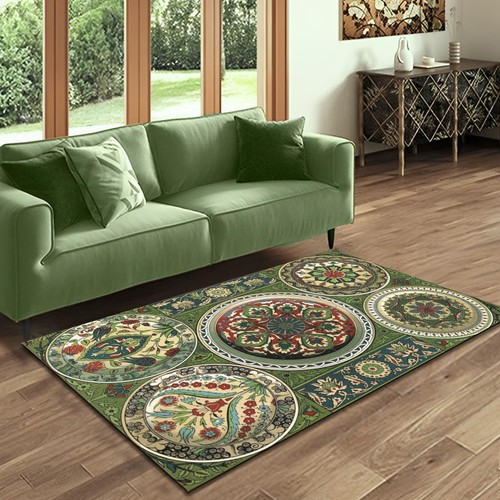 AIMECO Area Rugs for Living Room 4X6 Ft Moroccan Boho Vintage Rugs Home