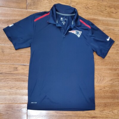 New England Patriots Nike On Field Dri Fit Golf Shirt S small