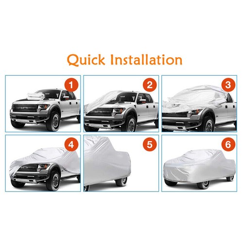 For Ford F-150 Pickup Truck Car Cover Dust Waterproof Snow Rain Sun Protection - Picture 12 of 12