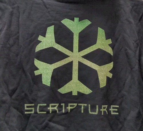 New Lost Scriptures Clothing Full Zip Hooded Jacket Sz. S - Picture 4 of 4