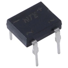 NTE Electronics NTE5332 BRIDGE RECTIFIER, 1PH, 1A, 600V THD
