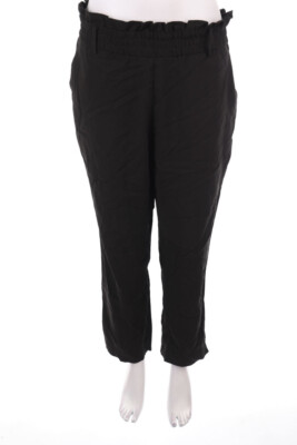 ZARA Paperbag-Hose L schwarz