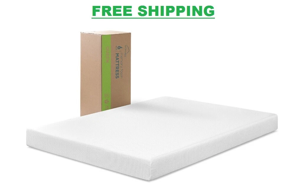 6 inch Memory Foam Mattress Full Size Bed Cool Firm Sleep NEW Spa