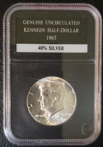 1965 Kennedy Half Dollar 40% Silver BU NICE UNC UNCIRCULATED