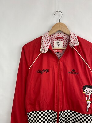 ジャケット・アウター betty Vintage 1990s Betty Boop Leather Varsity Jacket / American