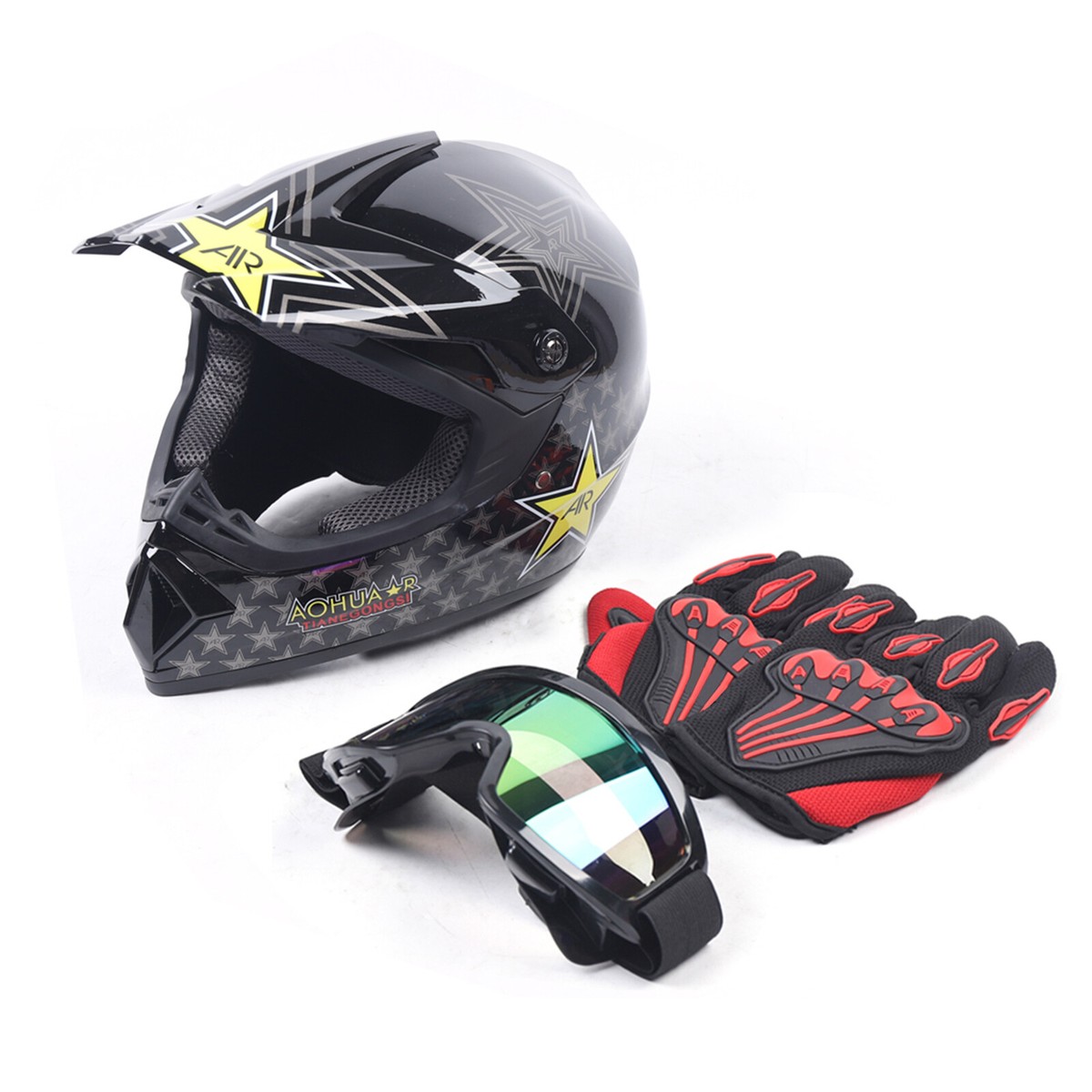full face dot approved motorcycle helmets ILM Helmet Powersports Street Racing Cascos para Motos Model MF510A Fronter Red / Small Okuma Azaki LRF Rod bearings__10BB + 1RB Its lightweight thermoplastic alloy Body color:Green