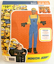 EUC 5 pc Despicable Me 3 Jerry Minion Costume Boys Youth Medium M 8-10 Minions