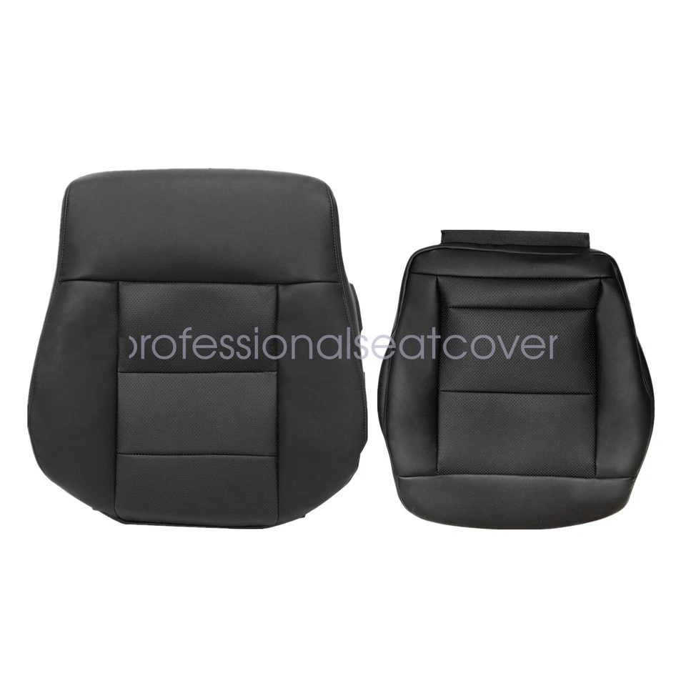 Cubierta de asiento inferior y superior negra para Mercedes Benz W212 E350 2010-2016 Foto 2 de 4