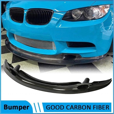 Carbon Fiber Front Bumper Lip Spoiler Splitter For BMW 3 Series E90 E92 M3 08-13