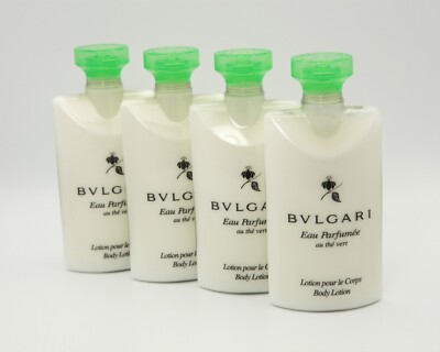 BVLGARI au thé Vert ( Green Tea ) Body Lotion - 2.5 Fl oz / 75mL Pack Of 8 NEW