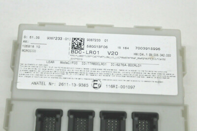 16 MINI COOPER BODY DOMAIN CONTROLLER BDC 9387233 OEM 14 15 16 17 