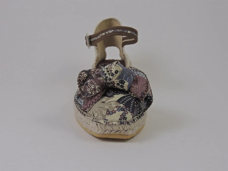 Vidorreta Women's Cosmo Platform Sandals Brown Floral Euro Size 37 - Image 3 of 4