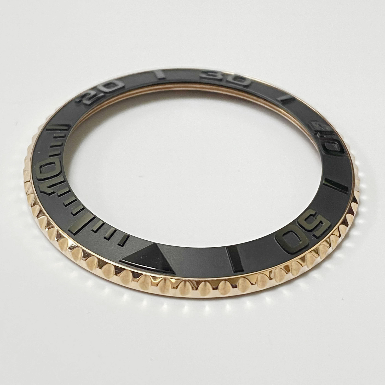Original Rolex Yacht-Master 18k Rose Gold Ceramic Bezel For Model