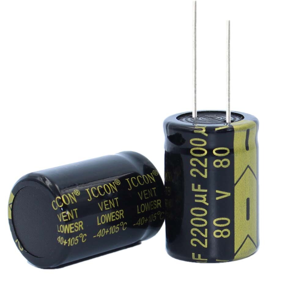 50 Stück Aluminium-Elektrolytkondensatoren 2200uF 16V – Radiale Bauform, 10x20 Mm | Für Elektronik-Reparaturen